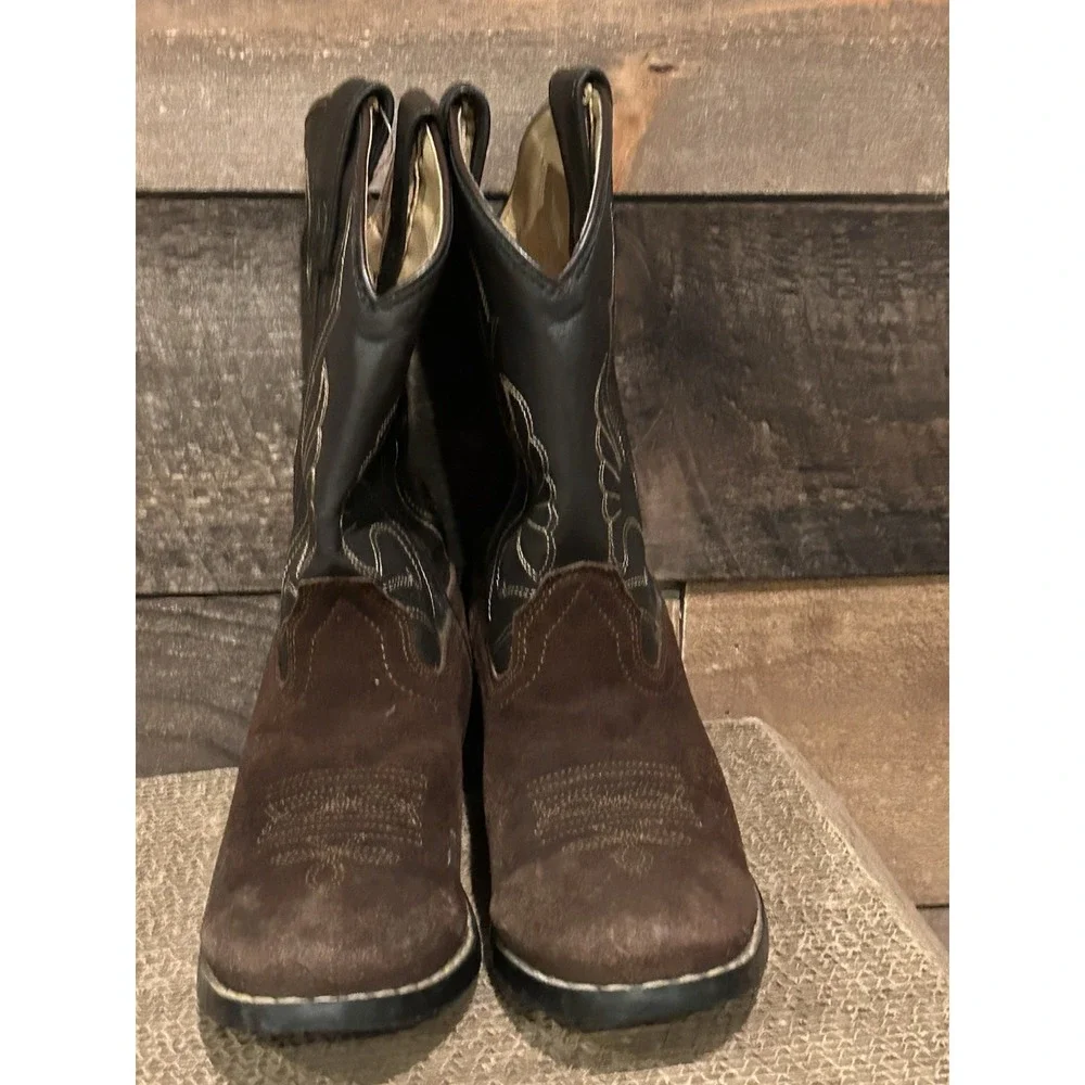Masterson Boot Co Youth  Boots‎ Size 1.5 Cowboy Leather Western RB2003C Kids
